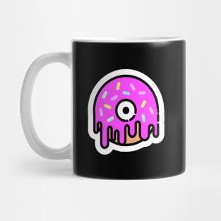 Donut // Line Art Sticker Mug